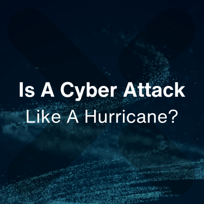 Is a Cyber-Attack Like a Hurricane?